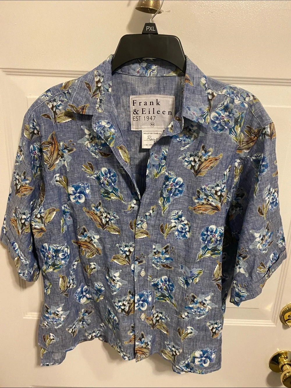 Frank and Eileen Rosie linen button down